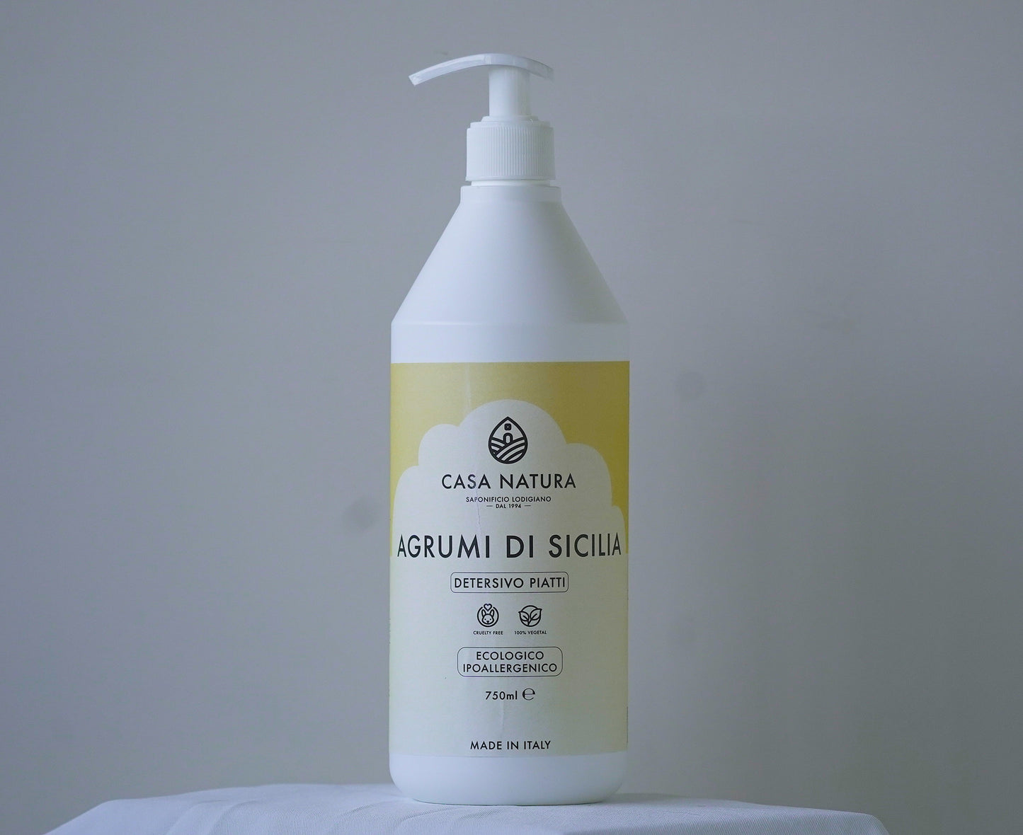 Detersivo Piatti Agrumi di Sicilia 750 ml - Casa Natura